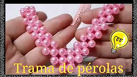 Como fazer Correia de chinelo de pérolas?