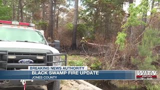 Croatan National Forest Black Swamp fire update