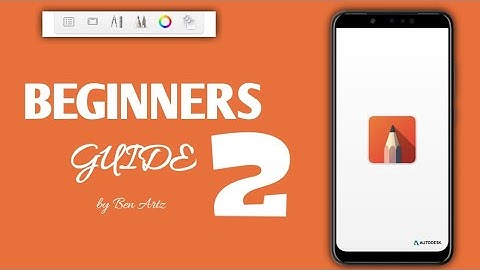 Autodesk Sketchbook Mobile ; Beginners guide : PART 2