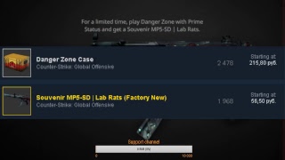 MP5-SD Lab Rats PRICE MONITOR (DANGER ZONE 2018)