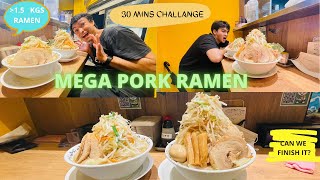 Mega Pork Ramen Challenge | Tummy Torture  | Win or Lose?