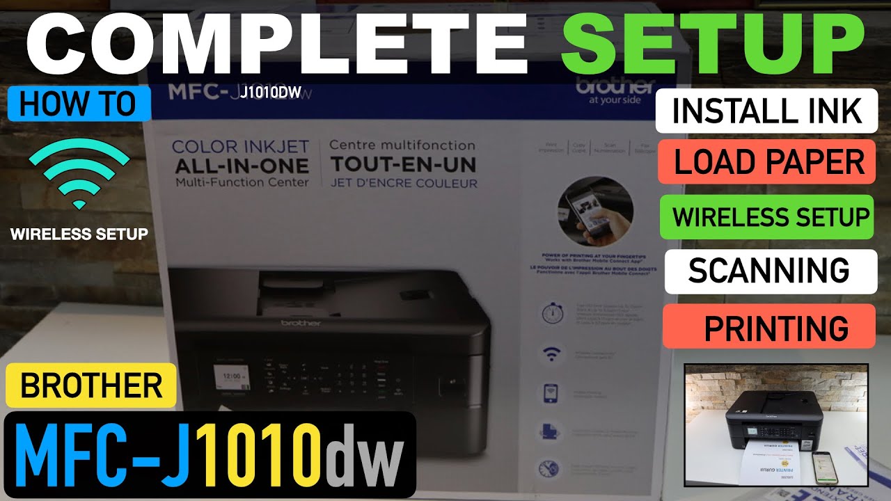 Brother MFC-J1010DW mfcj1010dw All-In-One Ink Jet