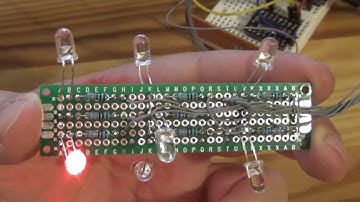 Arduino - Fireflies in a jar