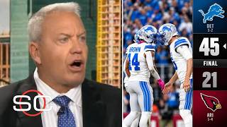 "Jared Goff is UNCONSCIOUS!" - ESPN reacts to Detroit Lions crush Arizona Cardinals 45-21 in Week 5
