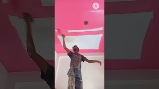 wall paint apply advance shine by Asian paint #shorts #art #wallpaint #painting #trending