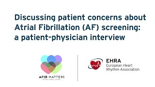 AF screening - discussing patient concerns