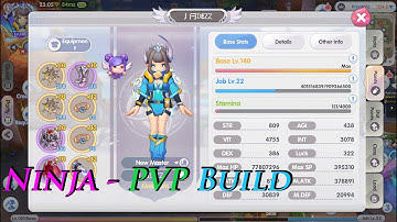 Ninja - current PVP Build  | rox | Ragnarok X: Next Generation