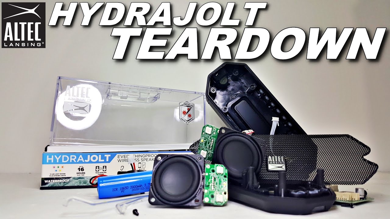 ALTEC LANSING HYDRAJOLT COMPLETE TEARDOWN !!!