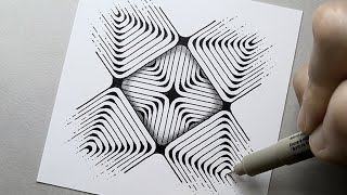 Drawing Zentangle – ZONKED