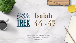 Bible Trek (NIV) Isaiah 44-47 2023.08.03