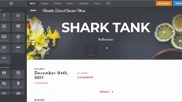 weebly blog creation