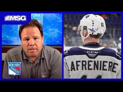 Rangers Win Alexis Lafreniere Sweepstakes! GM Jeff Gorton Reacts to NHL Draft Lottery Result