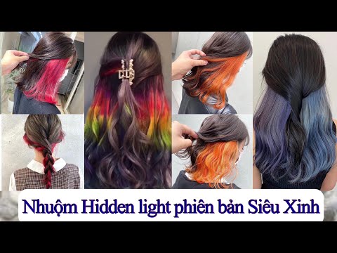 Tóc Nhuộm 2 Màu - Tóc Đẹp : Nhuộm Gáy Hidden Light Phiên Bản Siêu xinh | Hair Style