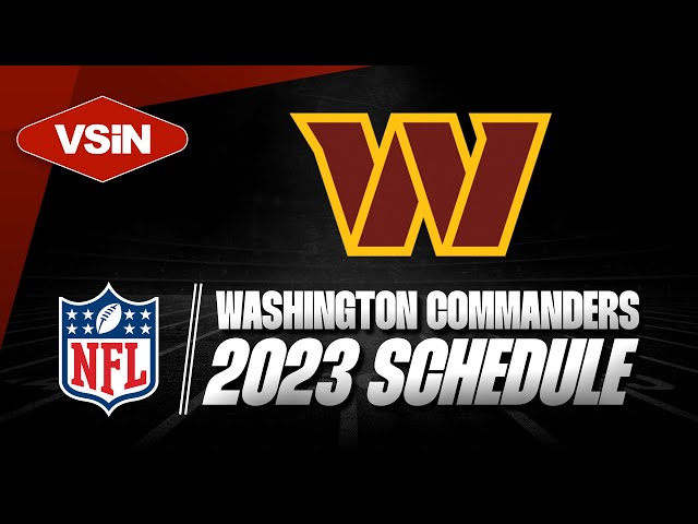 Washington Commanders 2023 NFL Schedule Release