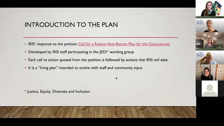 Justice, Equity, Diversity and Inclusion at IRIS