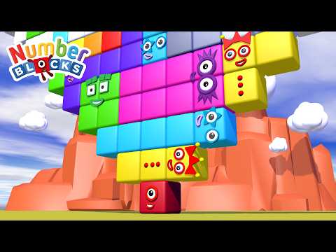 Learn to Count Big Numbers Up to 196 with Numberblocks Step Squad Easily! 🚀