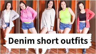 HOW TO STYLE DENIM SHORTS 10 WAYS! | Denim short outfit ideas for your summer looks