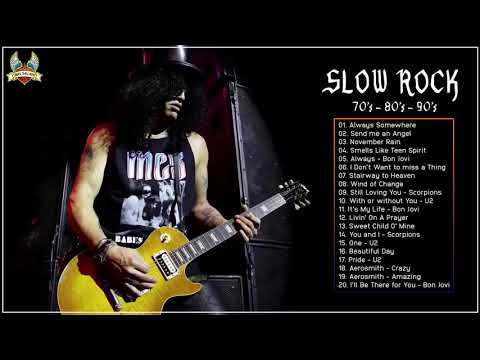 Scorpions, Guns N' Roses, Led Zeppelin, U2, Bon Jovi - Best Slow Rock Ballads 80s, 90s