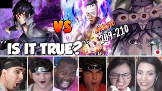 Sasuke VS Danzo | Reaction Mashup | Naruto Shippuden Episode 209-210