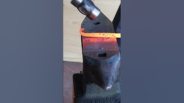 In the forge making a Roman Torc! Check out the full video on my channel now #forge #fyp #blacksmith