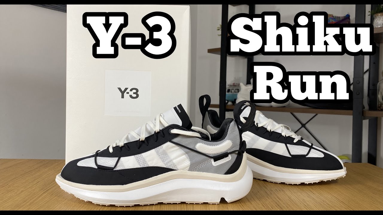 Y-3 Shiku Run Review& On foot - YouTube