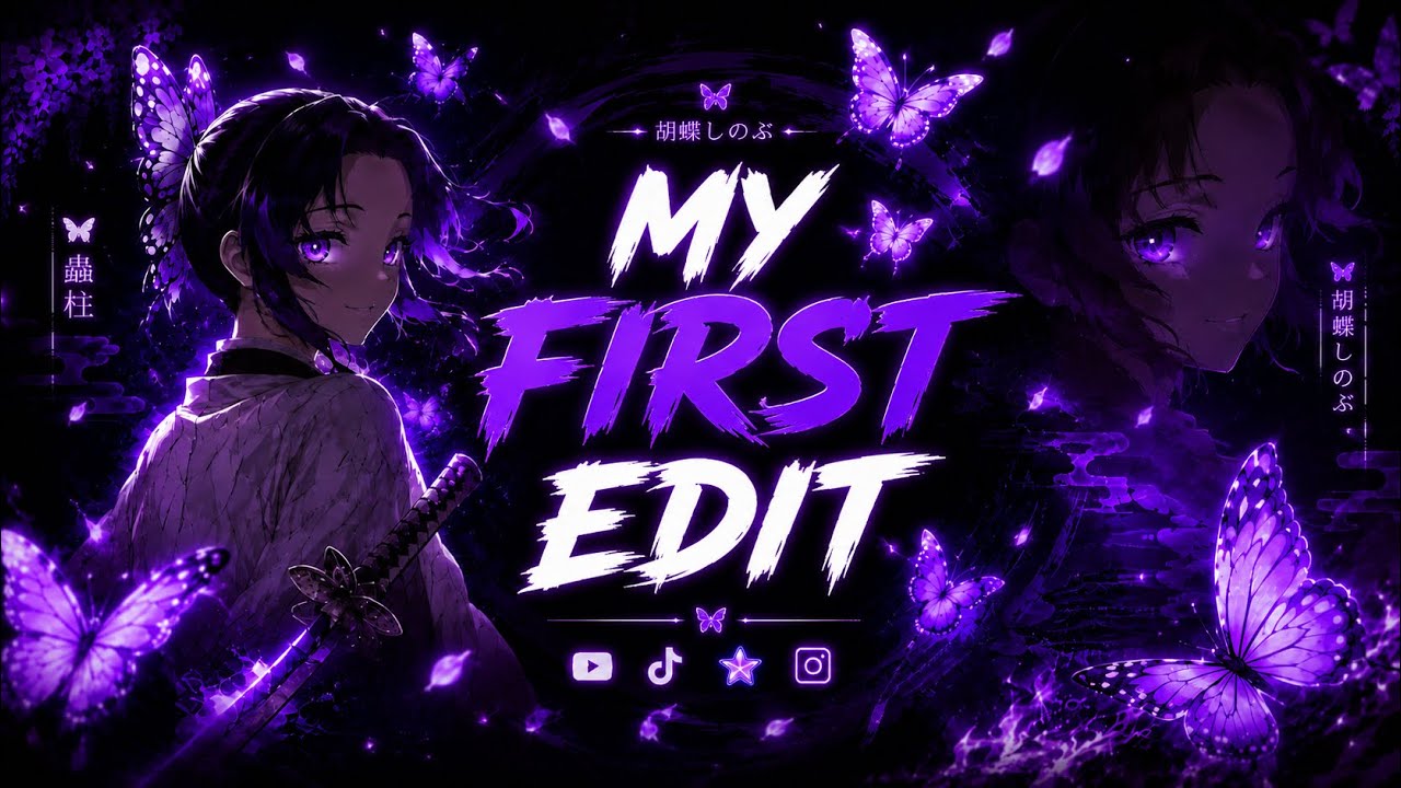 My First Edit 🦋🔥 - YouTube