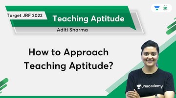 How to Approach Teaching Aptitude? | Paper 1 | NTA UGC NET Target JRF 2022 | Aditi Sharma