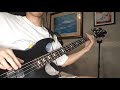 Scandal - Sunday Drive (Bass Cover by Stanley C.)