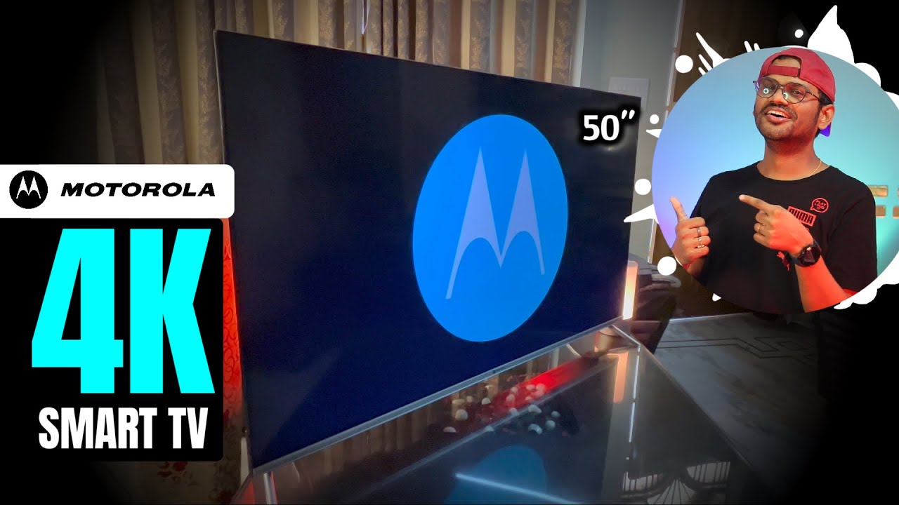 Motorola 50 Inch 4K Smart Tv Unboxing & Review #smarttv 