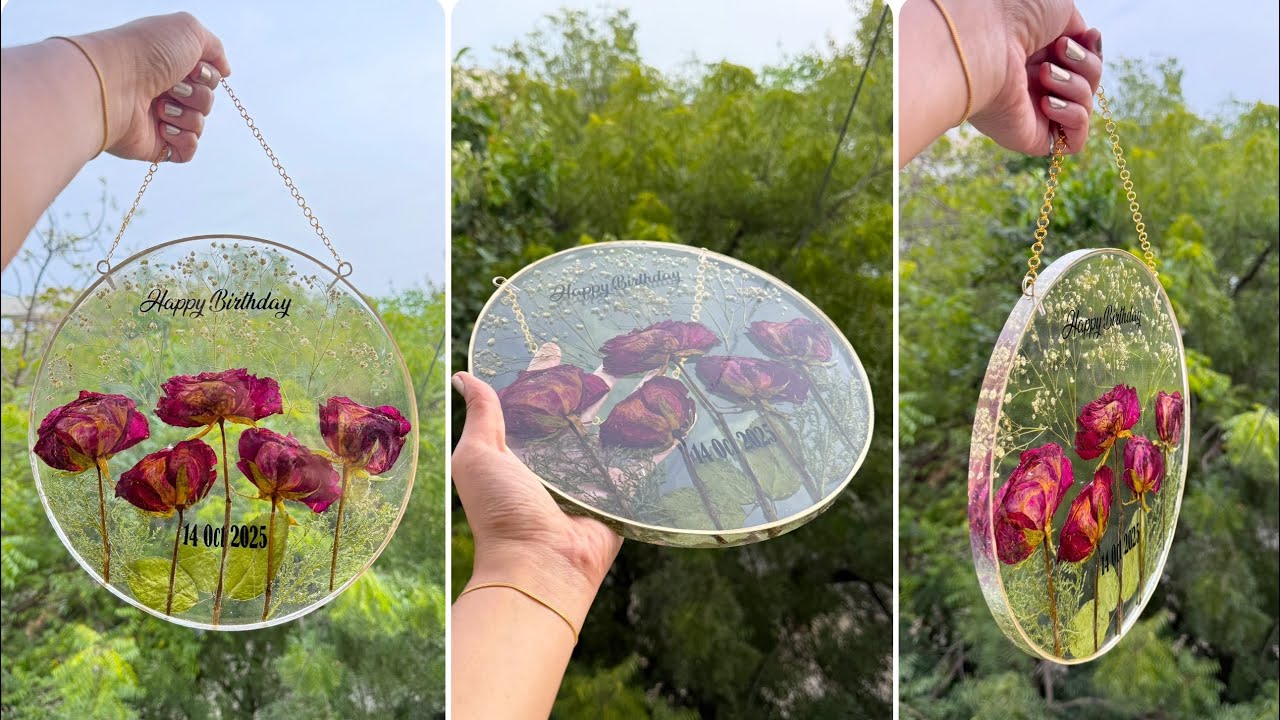 Beautiful resin rose preservation🌹|step by step|full tutorial video|rose preservation|resin art diy