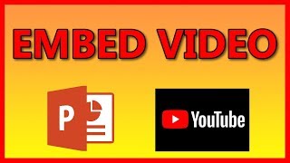 How to embed a YouTube video in a PowerPoint 2016 presentation - Tutorial