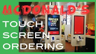 McDonald's Ordering Using Touch Screen Kiosk Del Monte Avenue Quezon City