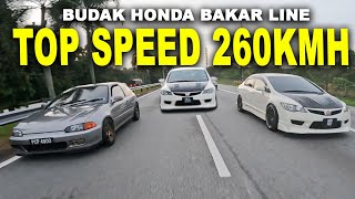 PADU HABIS HONDA N/A VTEC ! TEKAN SAMPAI 260 SELAMBER !