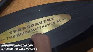 dàn âm thanh càng hay hơn với siêu phẩm TRANSPARENT BRICK REFERENCE XL dòng ultra hi end,siêu lướt