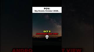 Space Events In October 2026 🤩