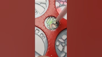 Spirograph ASMR Art - the Cyclex #artshorts #asmrtriggers #oddly