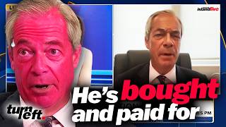 Nigel Farage RATTLED When Asked About £5 Million Donation