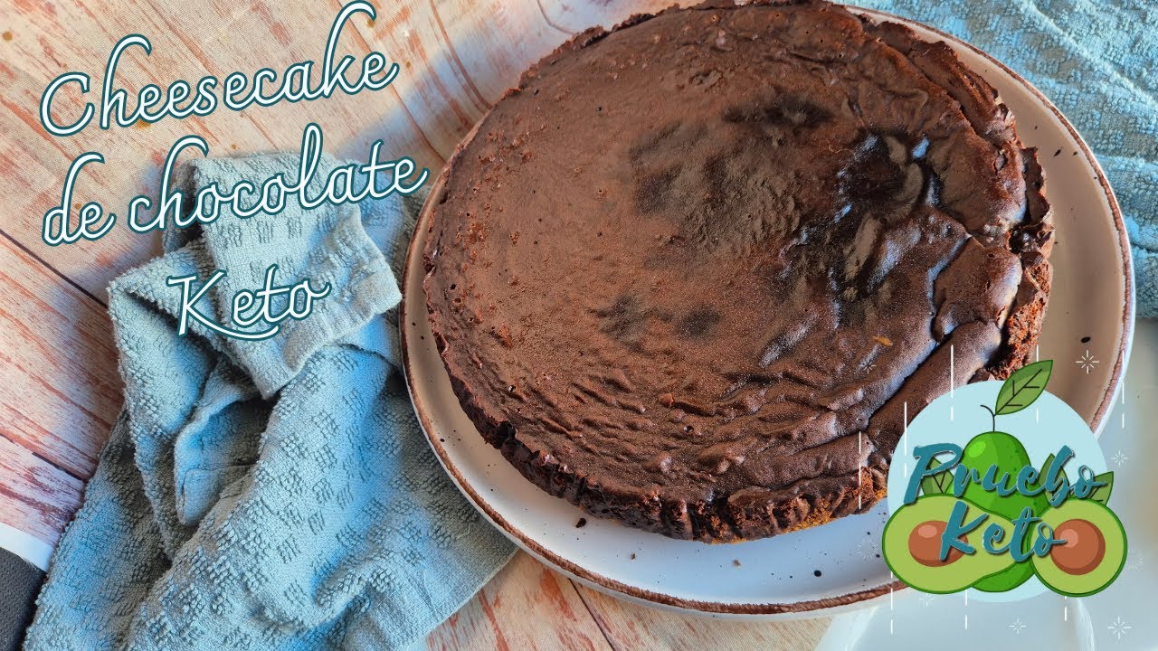 Cheesecake de chocolate #keto | sin azúcar | sin harina | by Jon Cake