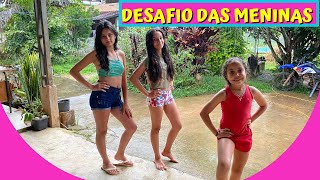 DESAFIO DA  PISCINA COM AS MENINAS FAZENDO UMA TORRE , QUAL AMIGA VAI GANHAR BRINCADEIRA ?