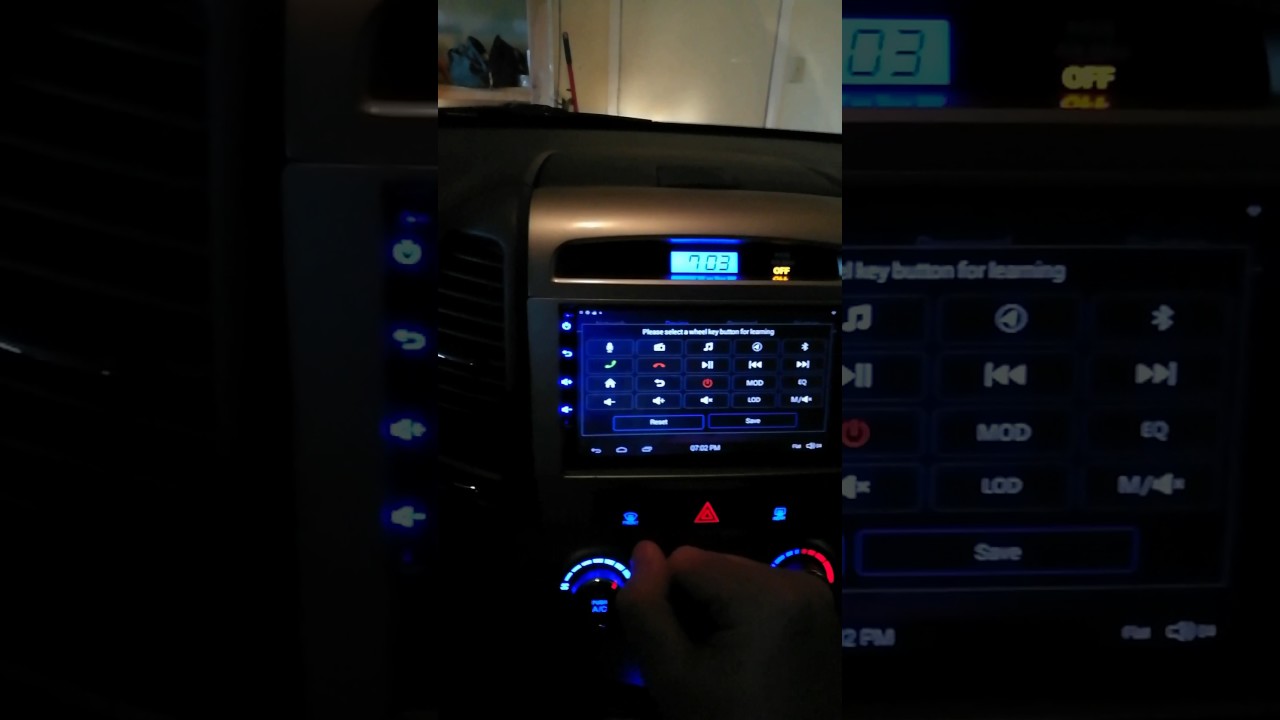 2012 Hyundai Santa Fe with Atoto M4 head unit, steering wheel controls
