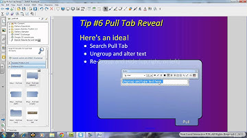 Next Level Interactive PD - SMART Board Tip #6 Pull Tab Reveal.avi