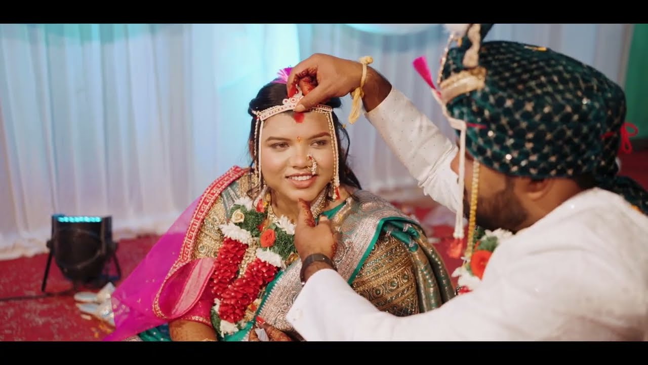 "दोन मनांचा सुंदर मिलाफ… Snehal & Prakash यांचा प्रेमाने भरलेला Wedding Day #mjphotography 
