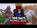 I survived 100 days in ultimate minecraft