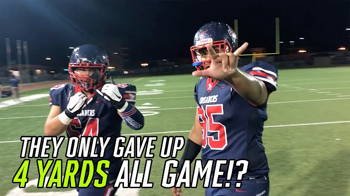 Insane Defense ONLY Allows 4 Yards ALL GAME! Hawai...