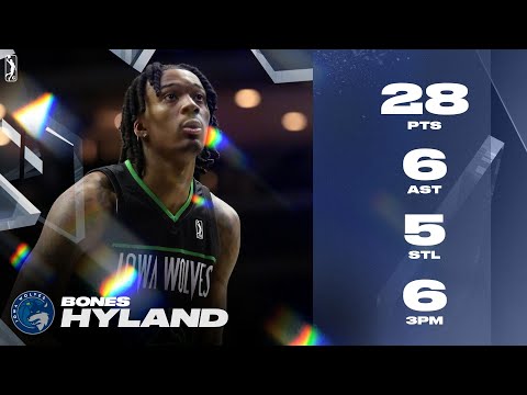 Bones Hyland Stuffed The Stat-Sheet (28 PTS, 6 AST, 5 STL, 6 3PM) In Wolves Debut