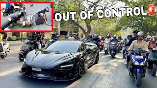 THINGS WENT WRONG ! PEOPLE WENT CRAZY SEEING MCLAREN 765XS