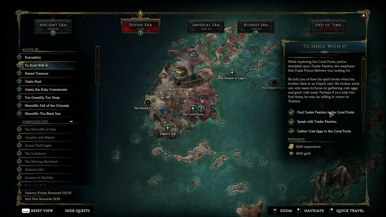 Last Epoch Tipps&Tricks Guide Passives& Idol Quests schnell und einfach Filtern YouTube