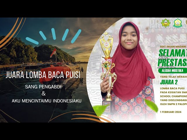 Juara Lomba Baca Puisi SANG PENGABDI Dan AKU MENCINTAIMU INDONESIAKU@muhammadroisrinaldi88 class=