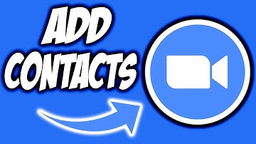 How To Add Contacts On Zoom EASY! ✅| Zoom Tutorials