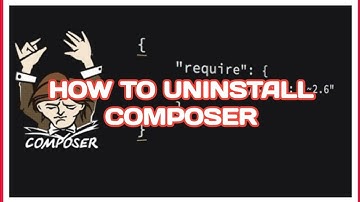composer uninstall kaise kare. how to uninstall composer.